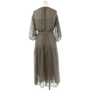 23区 24SS Ratti コラージュプリント ワンピース ロング 48 マルチカラー /DF OS