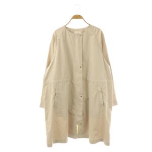 25SS ライトツイル ノーカラーコート スプリングコート 48 ベージュ /DF OS