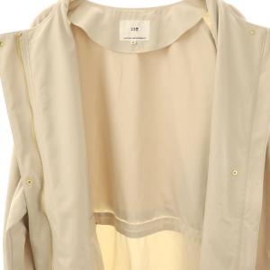 23区 25SS ライトツイル ノーカラーコート スプリングコート 48 ベージュ /DF OS