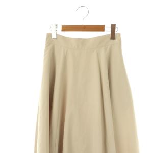 CLANE ボリュームフレアマキシスカート 1 ライトベージュ /DO OS