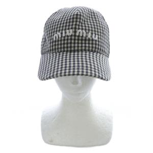 ロゴ ウール ベースボールキャップ M ブラック 5HC179