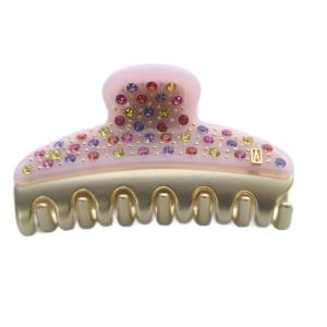 JOIE DE VIVRE ヴァンドームクリップ ロゴ ピンク ゴールド色 /SR