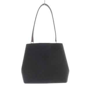 MICHAEL KORS 24年製 シグネチャー メタリック ミディアム ハンドバッグ ロゴ 茶 ブラウン 35F4G3FS2B