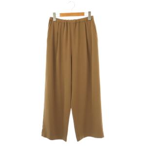 ダブルクロスワイドパンツ イージーパンツ 0 ベージュ /DF OS