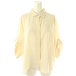 ワイドシルエット ポプリンシャツ ブラウス 0 アイボリー /CX OS