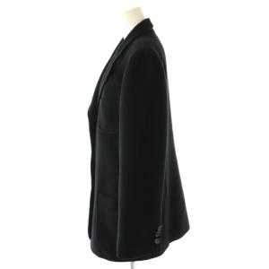 burberrys アンゴラ ウール混 ショートコート 42 ブラック