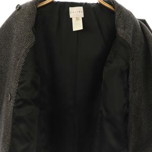 CELINE ダブルウールコート 40 ブラック