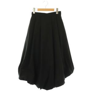 フレアスカート ロング 36 黒 /NR OS