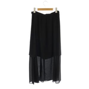 mizuiro ind mizuiroind イージースカート ロング ブラック /DO OS
