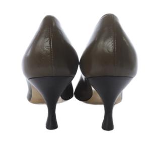 Nebuloni OLGA レザーポインテッドトゥパンプス 36 ダークブラウン /YO14