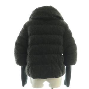 TATRAS ウール混 ニットスリーブダウンジャケット 2 黒 ブラック /AT OS