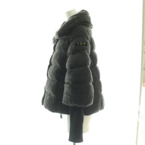 TATRAS ウール混 ニットスリーブダウンジャケット 2 黒 ブラック /AT OS