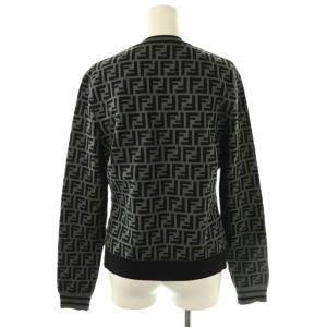 FENDI FZY703 A5QG ズッカ柄ニット プルオーバー I42 グレー