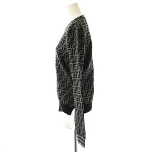 FENDI FZY703 A5QG ズッカ柄ニット プルオーバー I42 グレー
