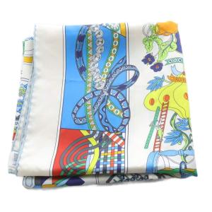 HERMES De l Ombrelle aux duels 杖傘と決闘 スカーフ カレ90