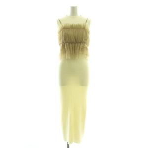 23AW セットアップ 2点セット Sustainable チュールキャミソール ノースリニットワンピース