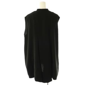 ENFOLD 24AW SOLID FLARE-HEM BLOUSE 38 ブラック