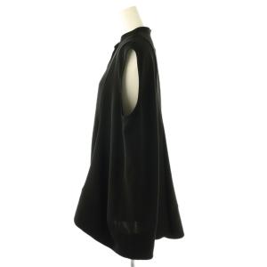 ENFOLD 24AW SOLID FLARE-HEM BLOUSE 38 ブラック
