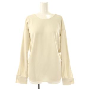 25SS 2WAY BLOUS ブラウス 長袖 ライトベージュ /DO OS