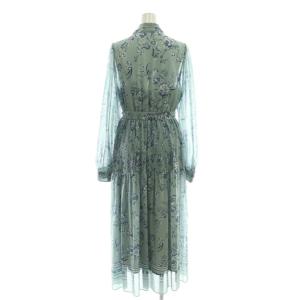 Diagram GRACE CONTINENTAL オリエンタルプリントワンピース 38 ライトブルー