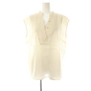 25SS リネンミックスノースリーブトップス ブラウス F ナチュラル 25051900447020 /NR