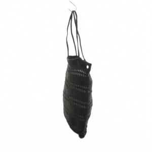 NE QUITTEZ PAS! METALLIC MACRAME トートバッグ 黒 /MI OS
