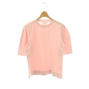HPS別注 パフスリーブT Tシャツ カットソー 五分袖 コットン 2 ピンク /NR OS