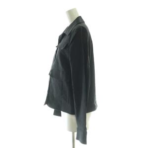 Theory 25SS GOOD CRUNCH W CASUAL LS JKT ジャケット 薄手 P 黒 ブラック /AT