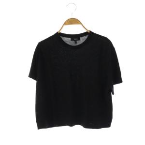 24AW REGAL WOOL BOXY TEE ニット セーター 半袖 ウール P 黒 /NR OS