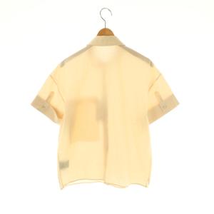 Theory 25SS SOFT LAWN SS CUFF PKT SH シャツ P ベージュ /DO OS