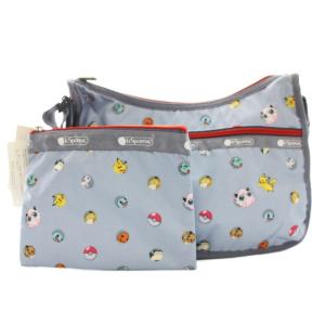 LesportSAC ×任天堂ポケットモンスター ショルダーバッグ ポーチ付 水色 ライトブルー /SS OS