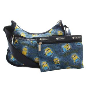 ×minions ショルダーバッグ ポーチ付属 青 ブルー 黄 イエロー /SS OS SH