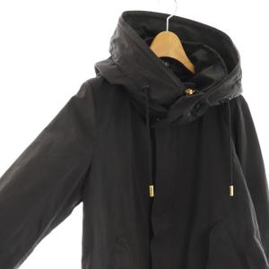 THE RERACS THERERACS ザリラクス ショートモッズコート ジップアップ スナップボタン 38 黒 /NR OS