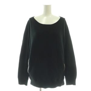 コットン スウェット トレーナー プルオーバー ブラック /DF OS