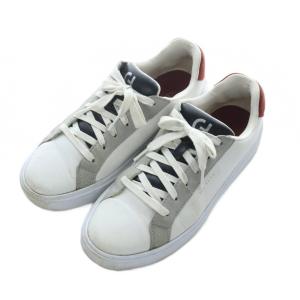 COLE HAAN ×emmi GRAND CROSSCOURT スニーカー シューズ クラフトレザー スエード 6.5 23cm