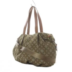 russet ボストンバッグ 2way ショルダー ナイロン 総柄 旅行 茶色 ブラウン ベージュ /RI OS