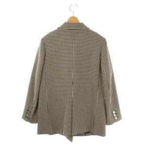 Apuweiser-riche 千鳥格子 テーラードジャケット 2 ブラック ホワイト /ES OS