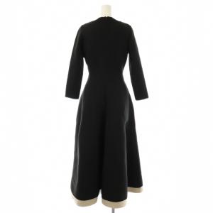 JUSGLITTY 23AW 美香さんコラボ ショルダースリットレディワンピース 長袖 ロング 2 黒 /NR OS