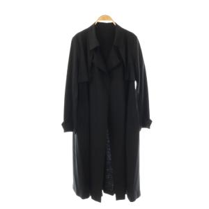 ウール ロングコート アウター 11AR 黒 /NR OS
