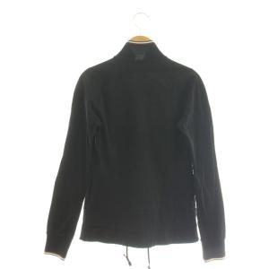 BURBERRY BLUE LABEL ハイネックジップアップジャケット ロゴ 38 黒 ブラック /AT OS