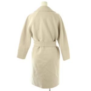 S Max Mara  ARONA ピュア ヴァージンウール ダブルフェイスコート 34 ライトグレージュ