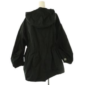 Max Mara ザキューブ 24SS ウエストギャザー フーデットジャケット 34 ブラック