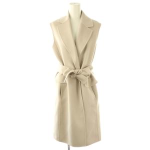 CUCITO A MANO ウール ジレ 0 ライトベージュ