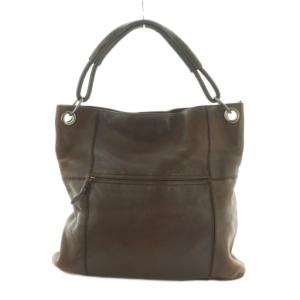 ホーボートートバッグ レザー ブラウン 115778 /MI OS