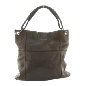 BOTTEGA VENETA ホーボートートバッグ レザー ブラウン 115778 /MI OS