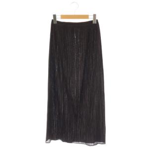 イッセイミヤケ イージースカート タイトスカート ロング 3 ダークパープル /DF OS