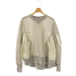  Nylon Twill Mix Pullover 2 グレー ライトグレー