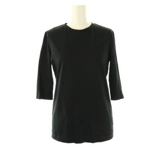 五分袖 カットソー Tシャツ 0 ブラック /DF OS