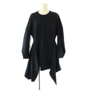 ダブルクロス ランダムヘム チュニック アシンメトリー 36 ネイビー /DF OS