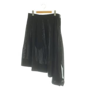 プリュスノアール +NOIR NJ-S03-009 フレアスカート 1 ブラック /ES OS